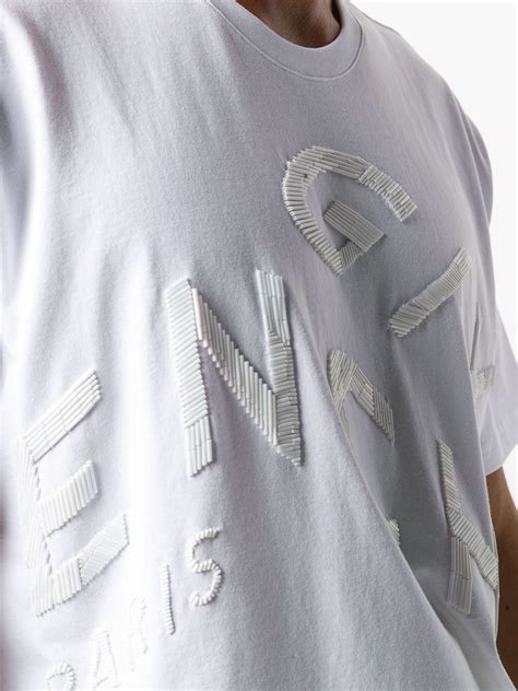 Givenchy Refracted Oversized Embroidered Logo T 